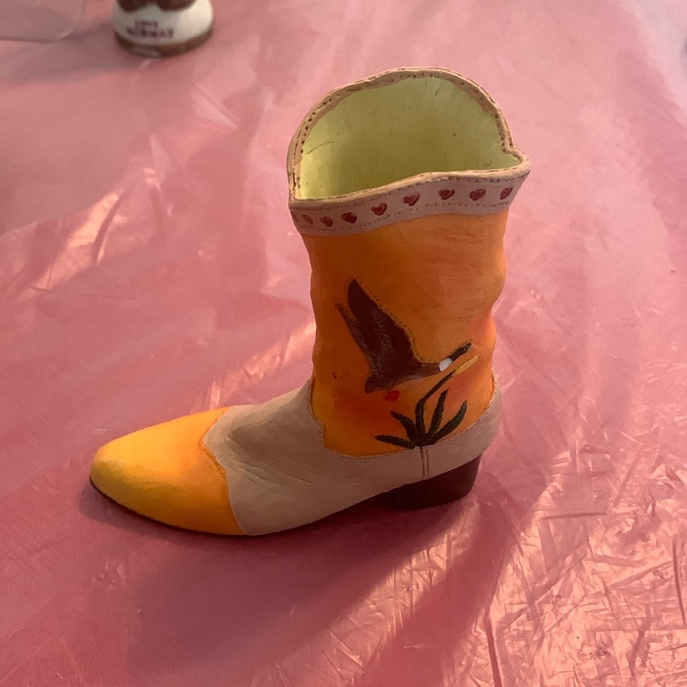 Decorative cowboy boot